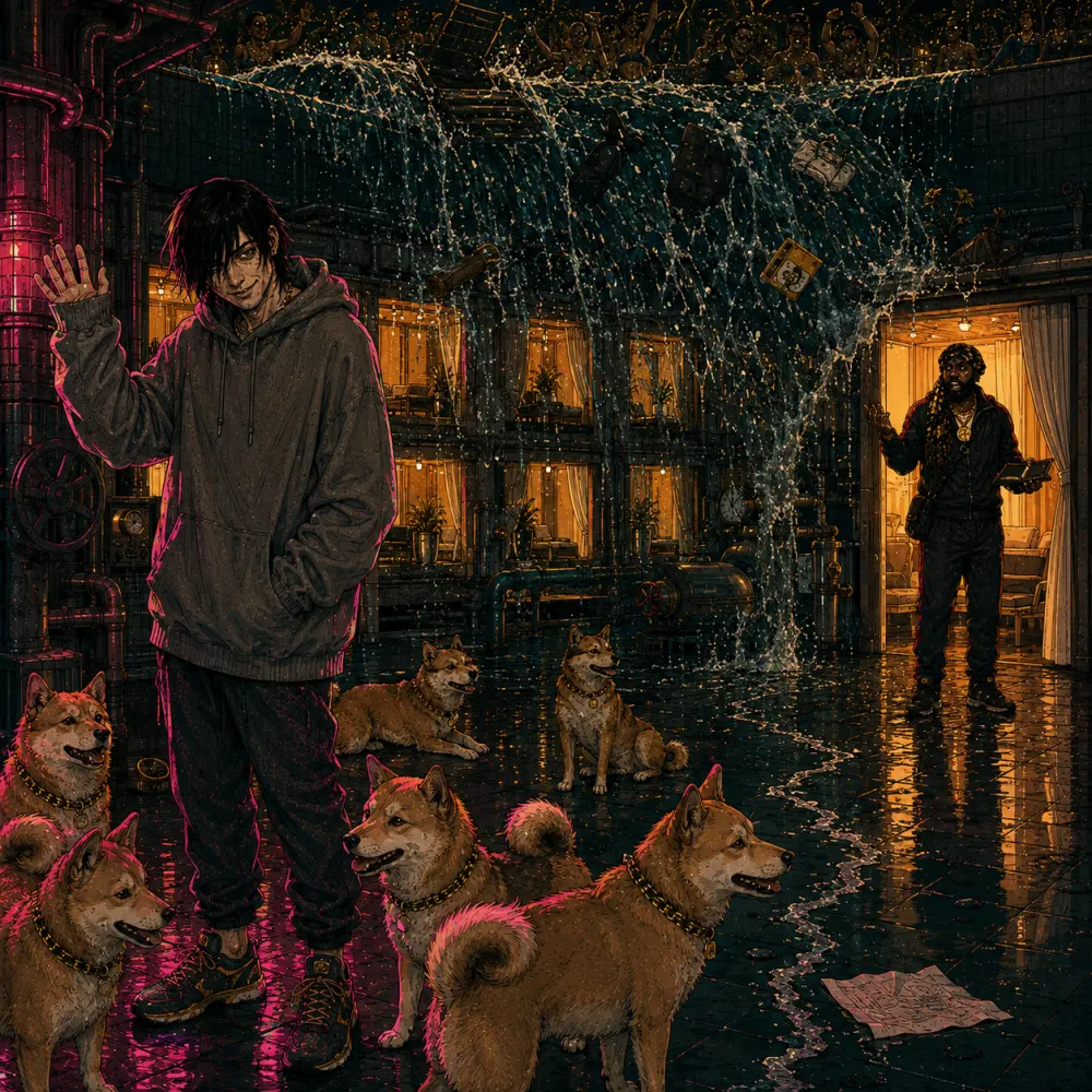 Rug Pulls Pay My Rent — chapter illustration